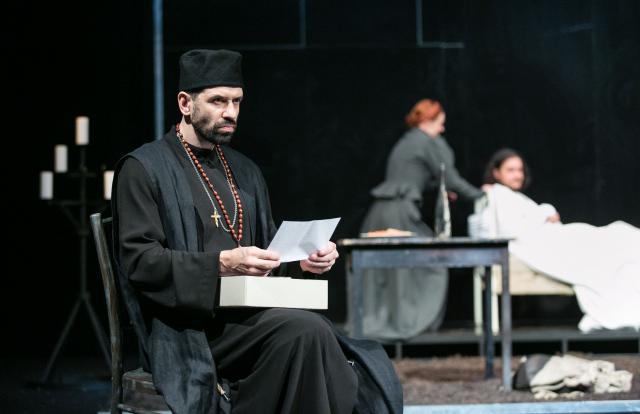 Jako Mnich Iliodor v Rasputinovi, 2017, foto Jan Faukner